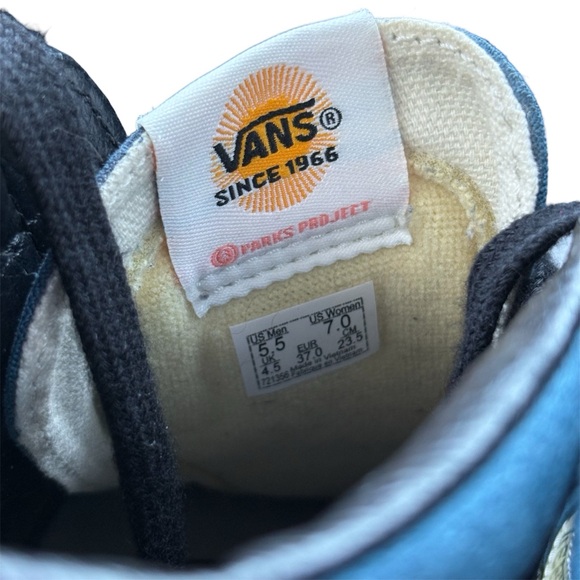 Vans Sk8-Hi Sneakers Womens 7 Mens 5.5 Parks Project Leave It Better High Top - Picture 7 of 11